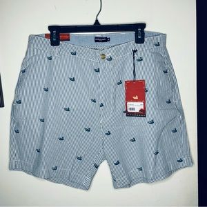 NEW SOUTHERN MARSH SEERSUCKER 6” SHORTS